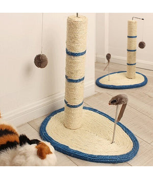 Tiragraffi Per Gatti Corda Con Pallina Topolino Albero Sisal Gatto Tira Graffi         