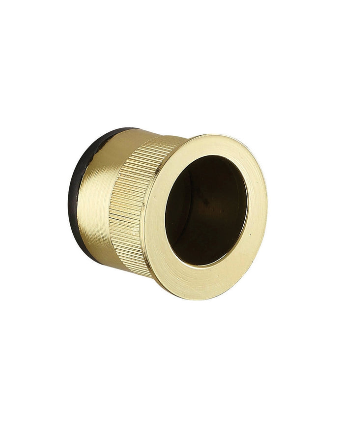 Nottolino per porta scorrevole, tirante per dito, ottonato - THIRARD