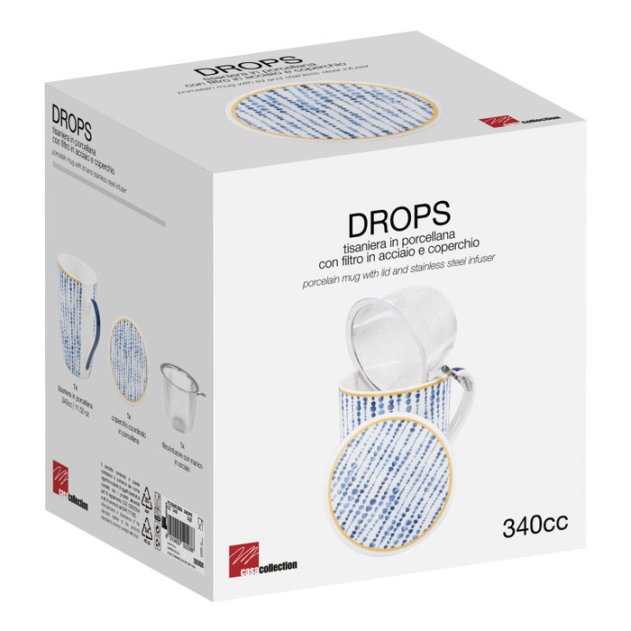 Tisaniera Drops Cc 340 Con Filtro Acciaio