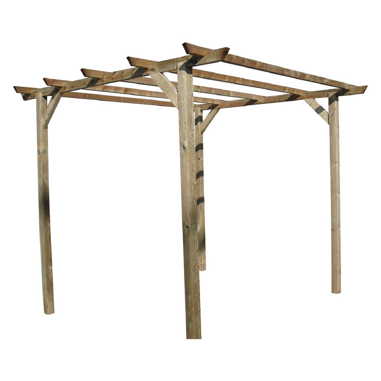pergola in legno mt 3 x 3 - h. 2,5 cod:ferx.6125840nlm