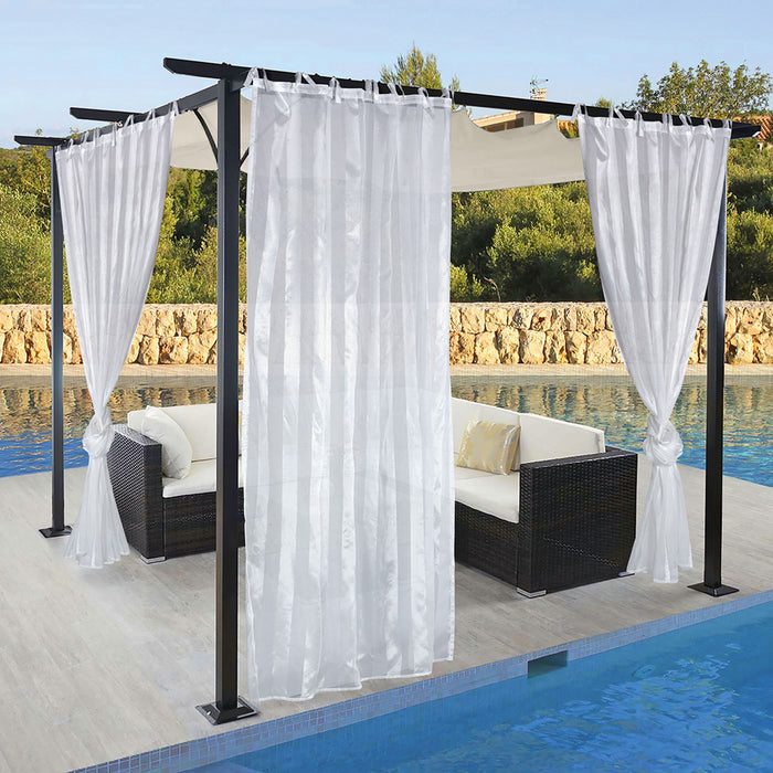 tenda velo per gazebo cm.150 x h.280 cod:ferx.8048872nlm
