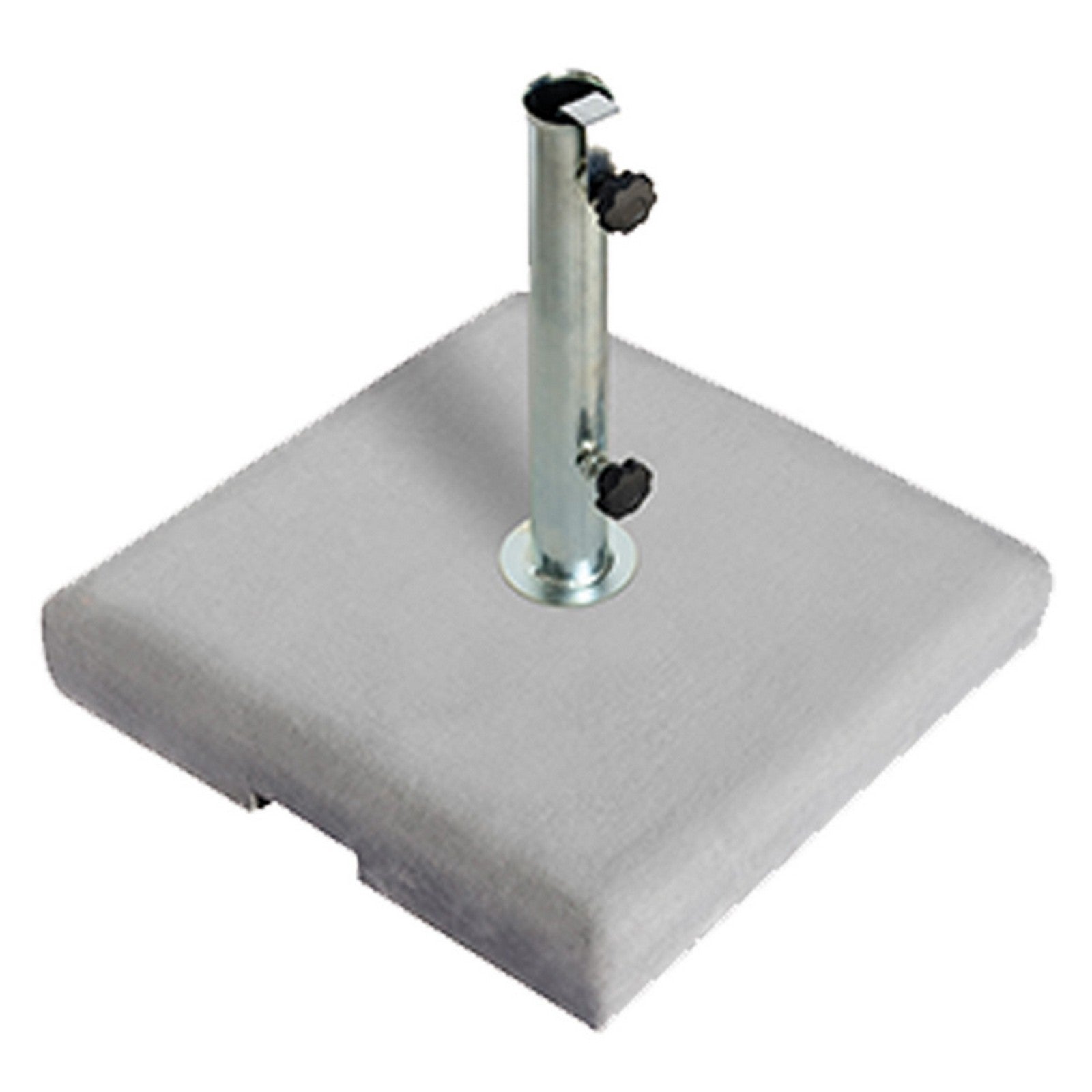 base per ombrellone in cemento bali cm. 50x50 - colore bianco cod:ferx.6130791nlm