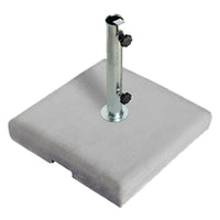 base per ombrellone in cemento bali cm. 50x50 - colore bianco cod:ferx.6130791nlm