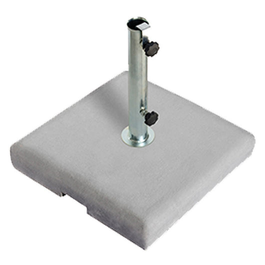 base per ombrellone in cemento bali cm. 50x50 - colore bianco cod:ferx.6130791nlm