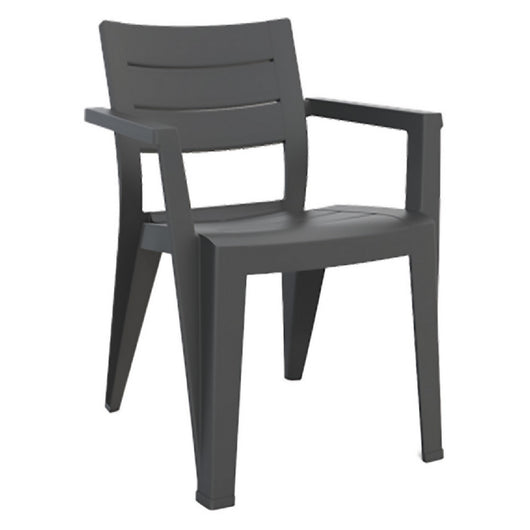 sedia in polipropilene 'julie' graphite cod:ferx.6130080nlm