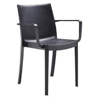 sedia in polipropilene 'victoria' antracite cod:ferx.6129580nlm