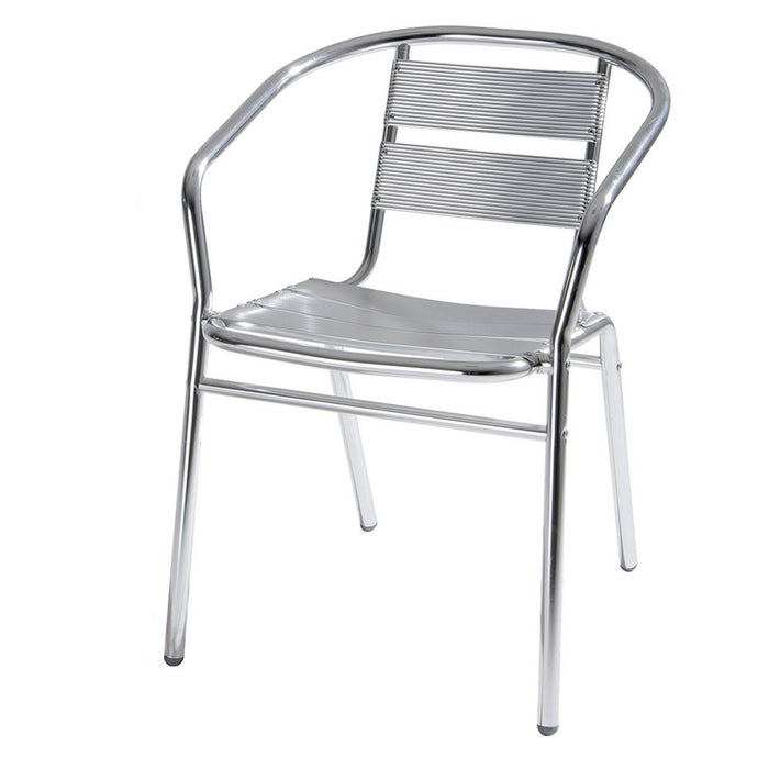 sedia in alluminio cm 53 x 54 x h 74 cod:ferx.6132540nlm