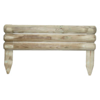 steccato rettangolare in legno 'vampiro' cm. 55 x 5 x h.30/15 cod:ferx.6125380nlm