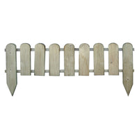 steccato in legno 'inglese i' cm. 110 x 3,2 x h.28/45 cod:ferx.6125400nlm