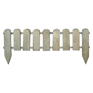 steccato in legno 'inglese i' cm. 110 x 3,2 x h.28/45 cod:ferx.6125400nlm