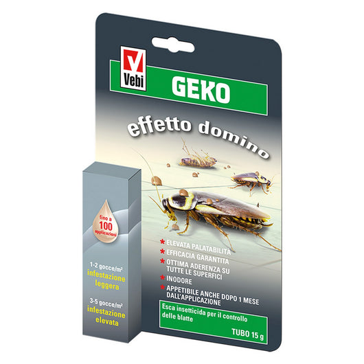 esca insetticida per scarafaggi gr. 15 - geko tubetto cod:ferx.6135250nlm