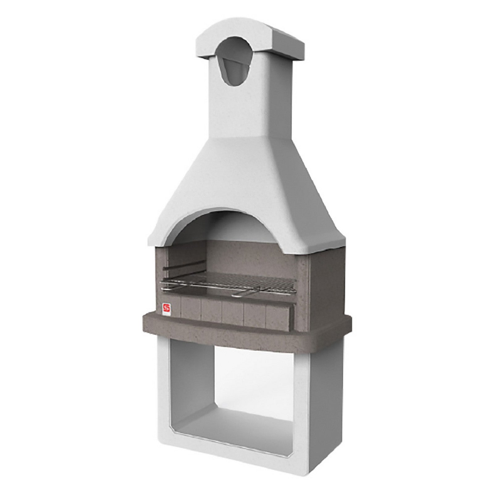 barbecue muratura 'columbia' 88 x 58 x h 197,3 cm cod:ferx.6129167nlm