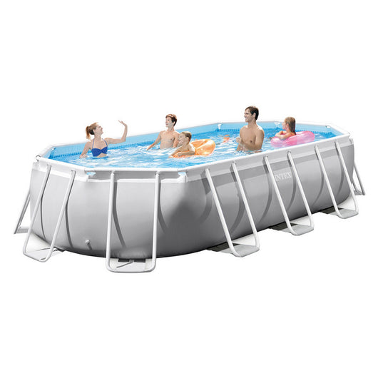 piscina con telaio 'linea prisma frame' cm 503 x 274 x 122 - lt.13365 cod:ferx.6136214nlm