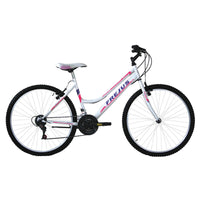 bicicletta donna 'mtb' 26 - colore bianco/fuxia cod:ferx.8030610nlm