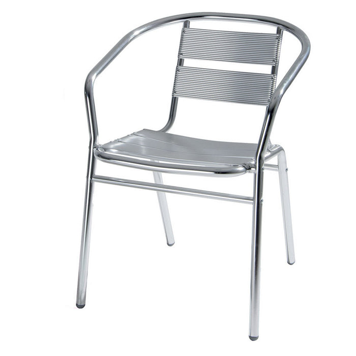 sedia in alluminio cm 54 x 59 x h 74 cod:ferx.6132543nlm