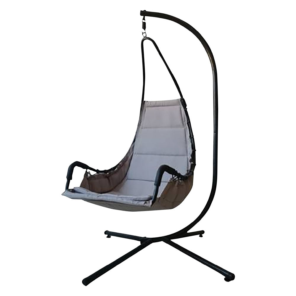 dondolo 'asn' monoposto - cuscino beige/marrone cod:ferx.6130269nlm