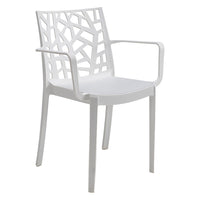 sedia in polipropilene 'matrix armchair' bianco cod:ferx.6138530nlm