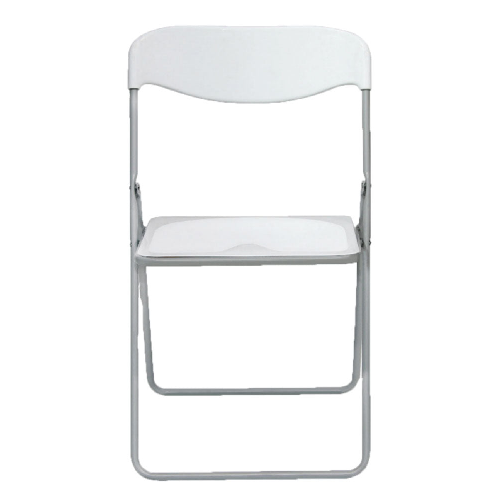 sedia pieghevole 'poker' bianco cod:ferx.6130655nlm