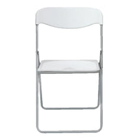 sedia pieghevole 'poker' bianco cod:ferx.6130655nlm