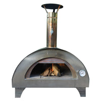 forno portatile a legna 'clementino' cm. 72 x 50 x h 91 (esterno) - antracite cod:ferx.8038700nlm