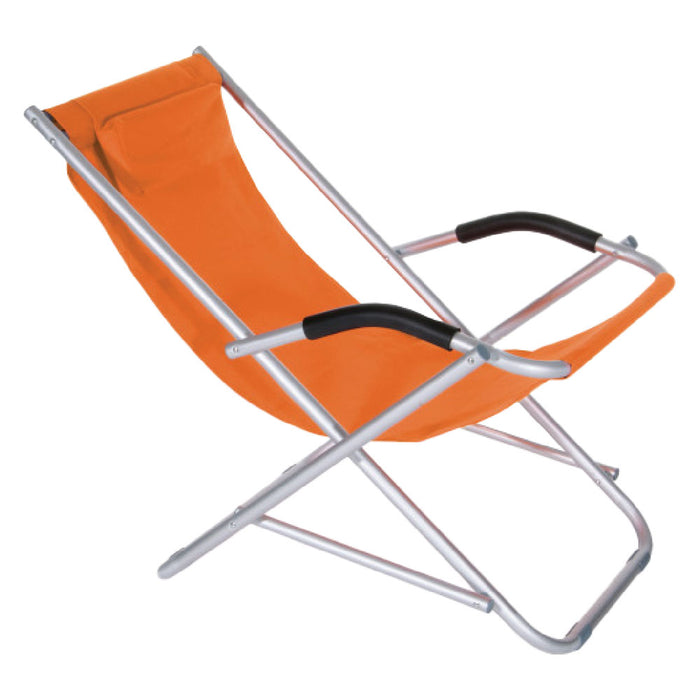 sedia con braccioli '782' telo arancio cod:ferx.6128790nlm