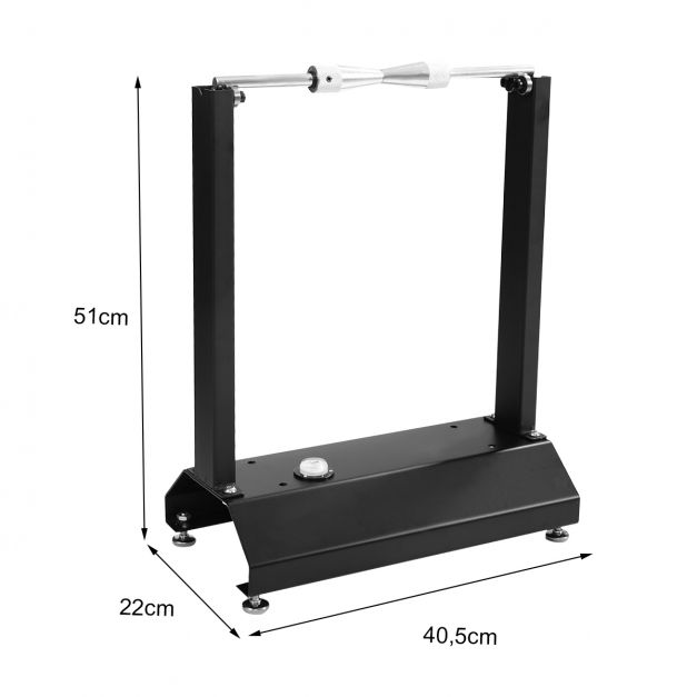 Equilibratrice moto bici in alluminio e acciaio con coni di centraggio a bolla regolabile 20_0007163