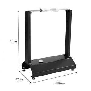 Equilibratrice moto bici in alluminio e acciaio con coni di centraggio a bolla regolabile 20_0007163