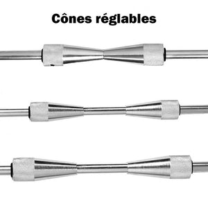 Equilibratrice moto bici in alluminio e acciaio con coni di centraggio a bolla regolabile 20_0007163