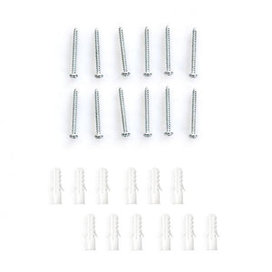 Set 6 portautensili magnetici a barra portata 6x10kg in acciaio cm 46 x 2,3 x 1,25 rosso nero giallo 20_0007234