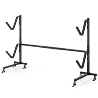 Piedi regolabili porta-kayak autoportante coperture Imbottite capacit¨¤ di carico 80 KG-Supporto tavole da surf con base larga Nero