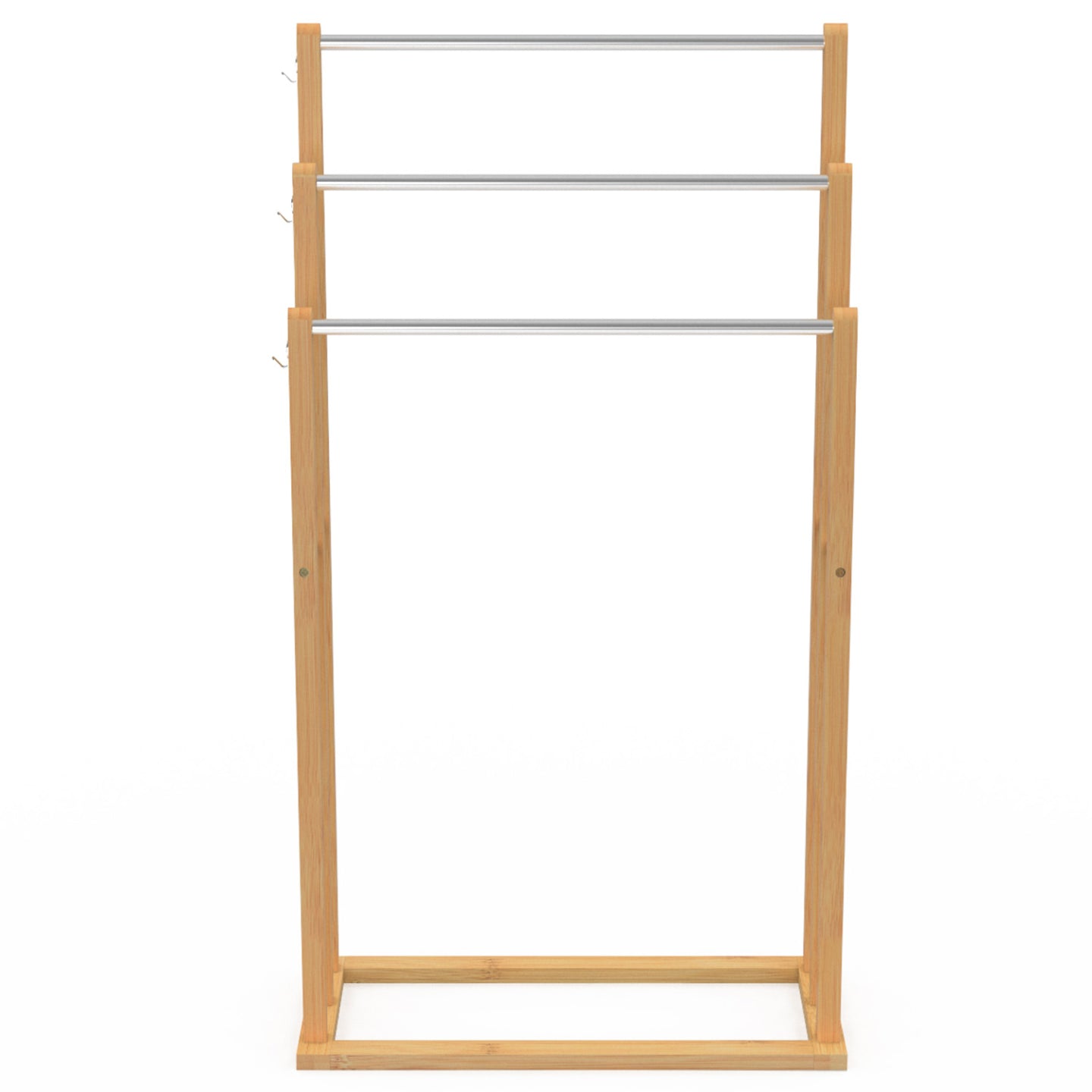 IDMarket - Toallero de 3 niveles RITA de bambú