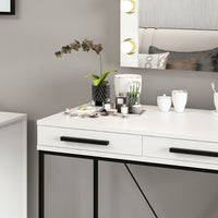 Toeletta da Trucco bianco Sane 90x45x80H: Eleganza e funzionalità per il tuo beauty corner