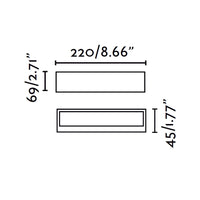 TOLUCA, Lampada a Muro per Esterni, Faro Barcelona