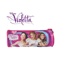 Tombolino Astuccio Portacolori Scuola O Il Disegno Disney Violetta E Friends         