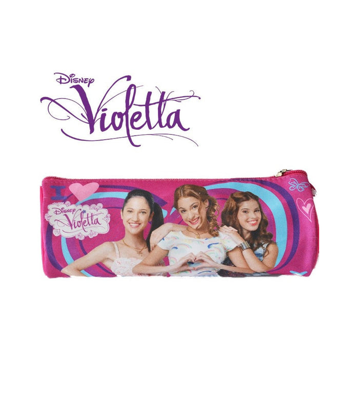 Tombolino Astuccio Portacolori Scuola O Il Disegno Disney Violetta E Friends         