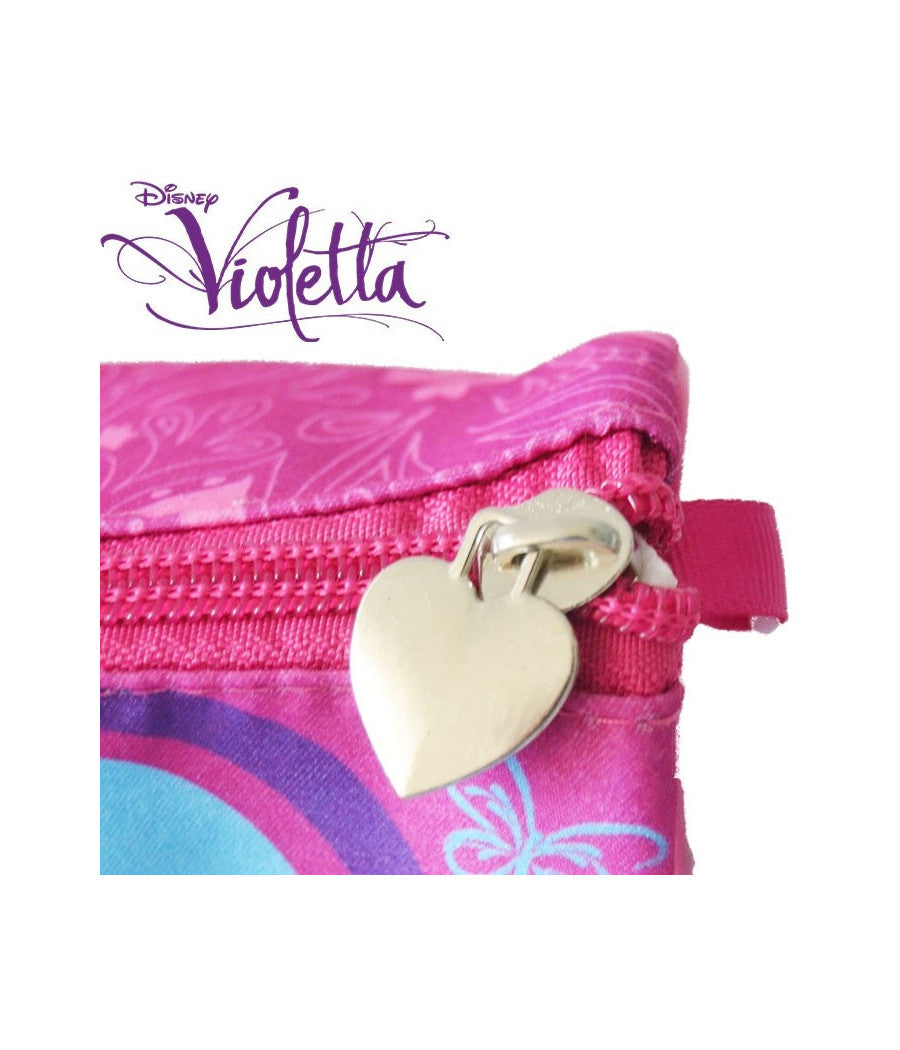 Tombolino Astuccio Portacolori Scuola O Il Disegno Disney Violetta E Friends         