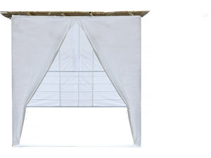 Sukkah in Kit NINA regolabile - 3 x 2 - 1 rotolo di bambù e 3 doghe di legno