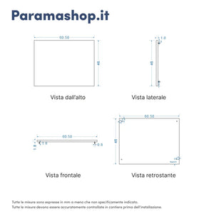 Mobile bagno sospeso 60 cm due cassetti grigio opaco con top | Ardenne