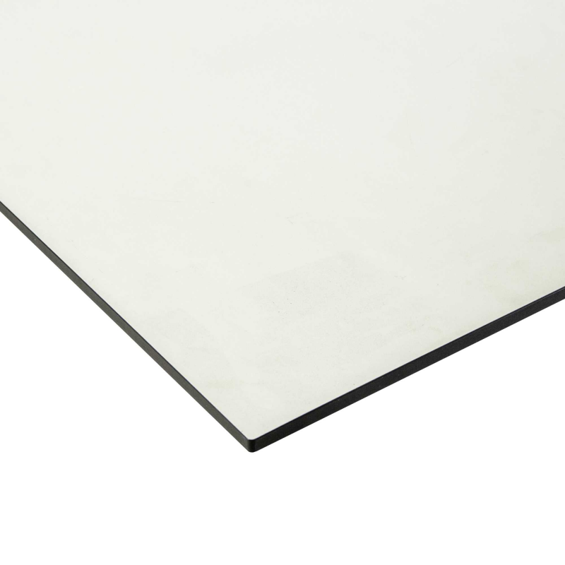 Top tavolo hpl bianco quadro cm 59x59x1
