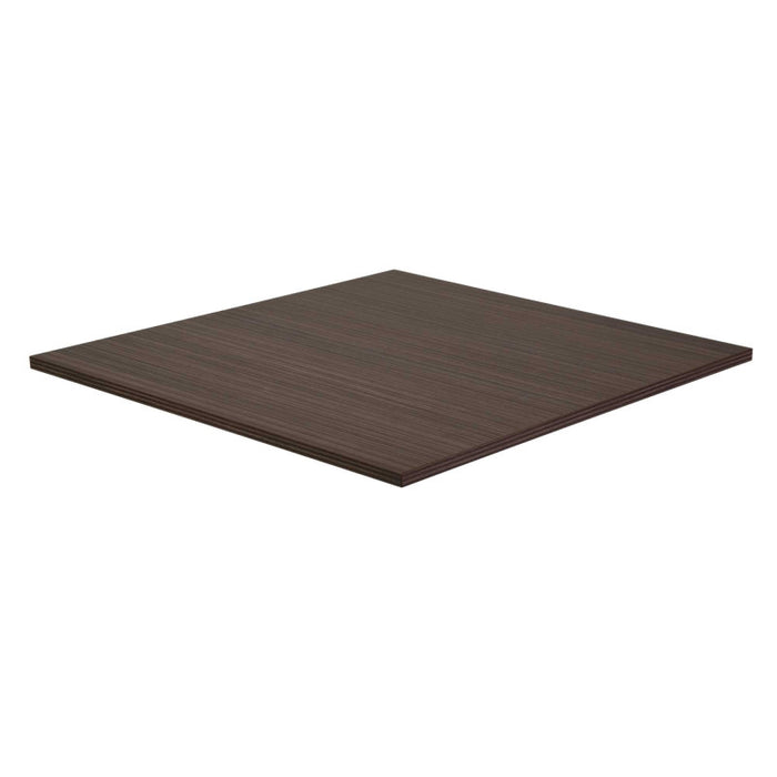 Top tavolo nobilitato noce moderno quadro cm 68x68X1,8