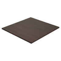 Top tavolo nobilitato noce moderno quadro cm 68x68X1,8
