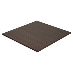 Top tavolo nobilitato noce moderno quadro cm 68x68X1,8