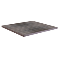 Top tavolo nobilitato noce moderno quadro cm 80x1,8x80