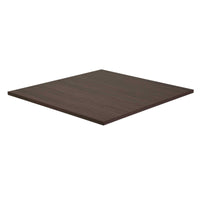 Top tavolo nobilitato noce moderno quadro cm 80x1,8x80