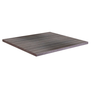 Top tavolo nobilitato noce moderno quadro cm 80x1,8x80