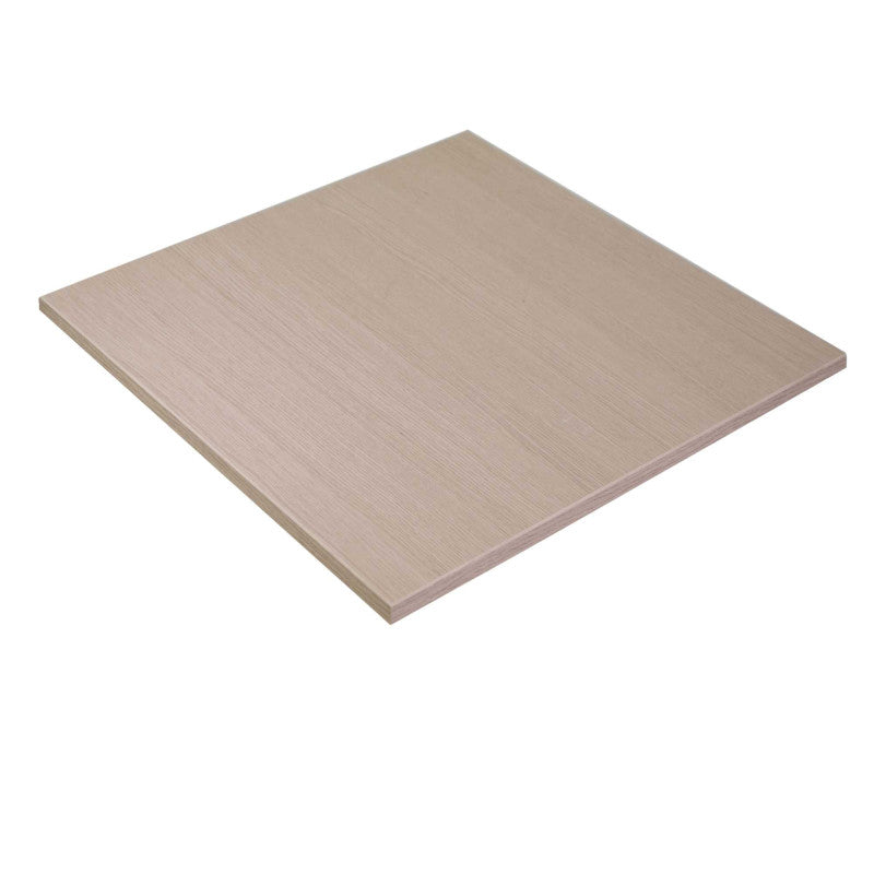 Top tavolo nobilitato rovere medusa quadro cm 68x68X1,8