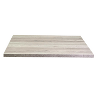 Top tavolo nobilitato rovere medusa quadro cm 68x68X1,8