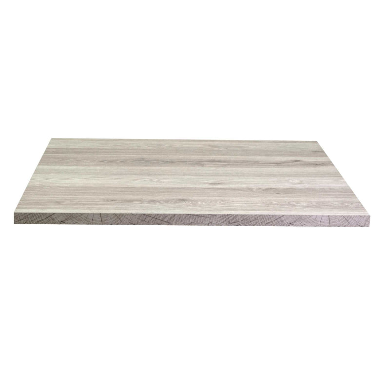 Top tavolo nobilitato rovere medusa quadro cm 68x68X1,8