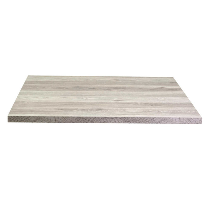 Top tavolo nobilitato rovere medusa quadro cm 68x68X1,8