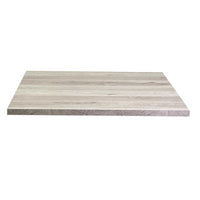 Top tavolo nobilitato rovere medusa quadro cm80x1,8x80